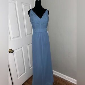 Alfred Angelo size 12 chiffon bridesmaid dress in color Once Upon a Time.